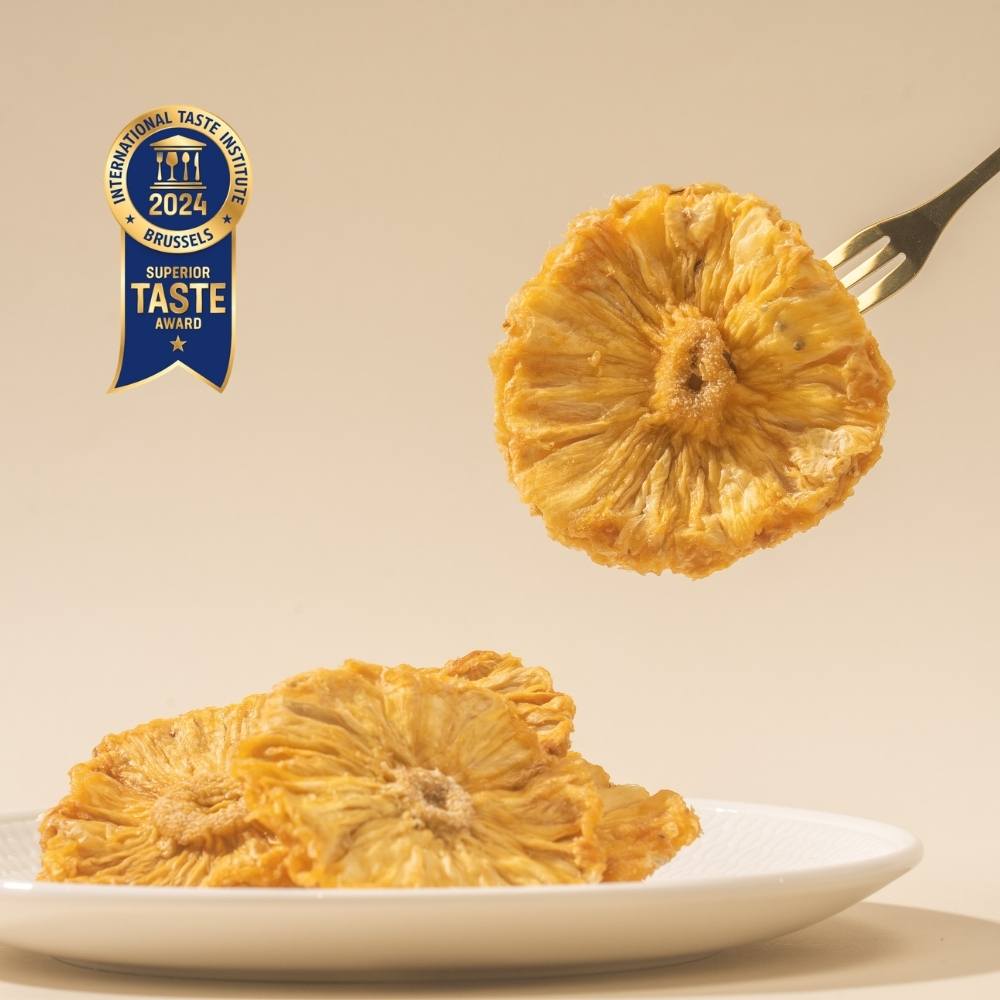 來自台灣屏東的金鑽17號鳳梨乾：讓你品味原汁原味的鳳梨美味！