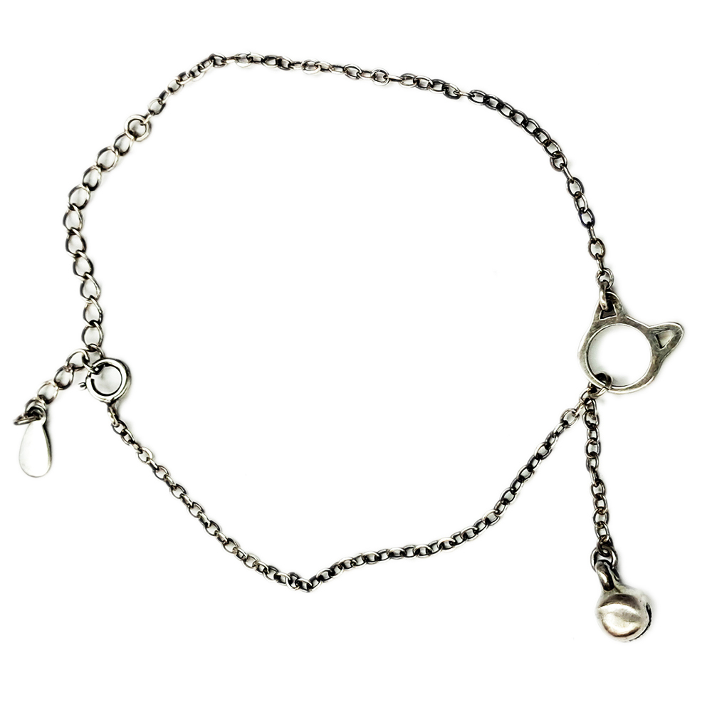 貓頭鈴鐺925純銀手鍊【十方】149402