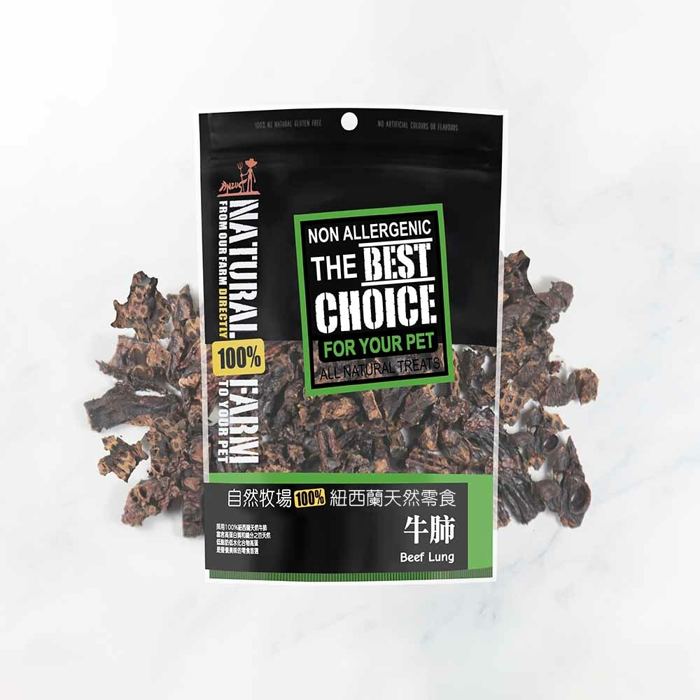 天然寵物零食．牛肺