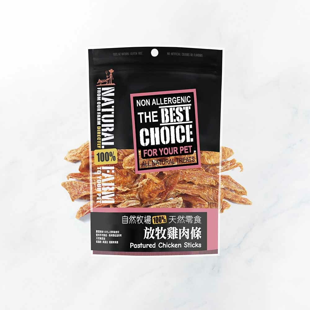 天然寵物零食．雞肉條
