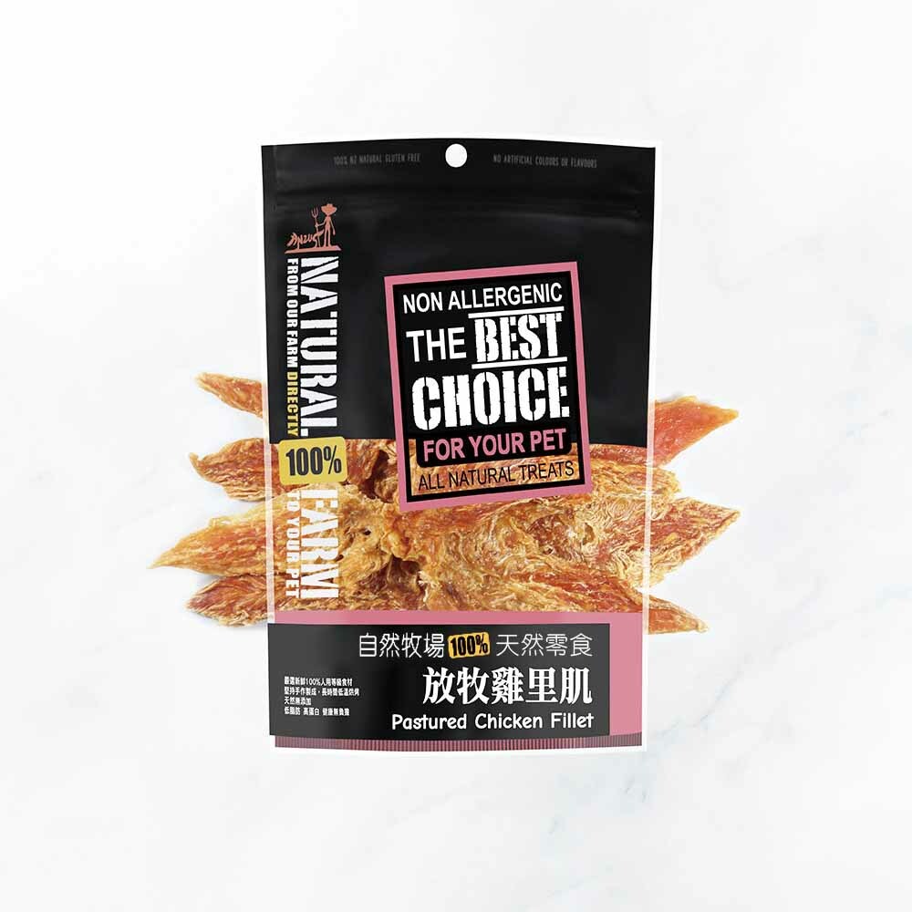 天然寵物零食．雞里肌