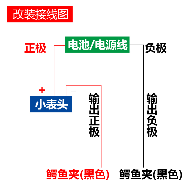 指針式直流電流表500ma 電源線改裝手機維修