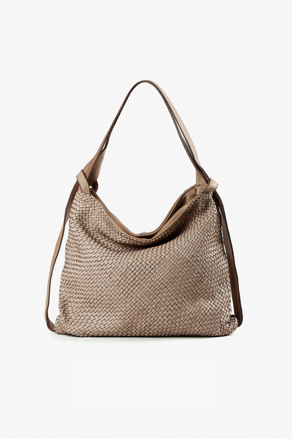 Doppia Woven 編織兩用包 卡其