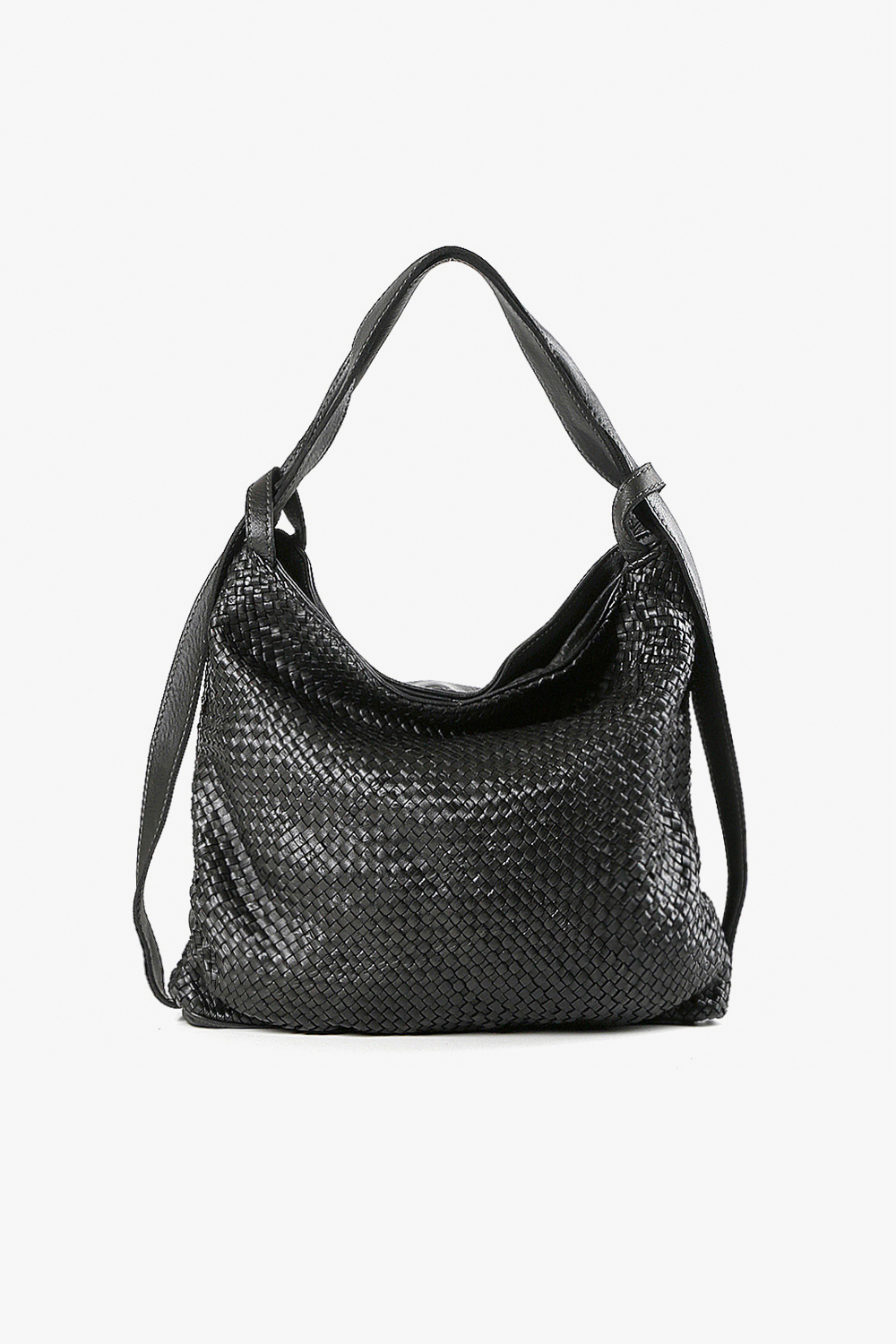 Doppia Woven 編織兩用包 黑色