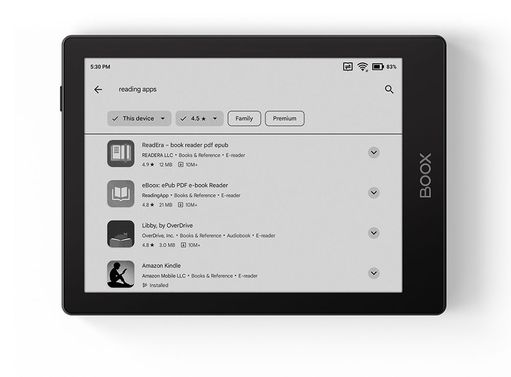 文石BOOX Go 6 吋電子閱讀器- 白色
