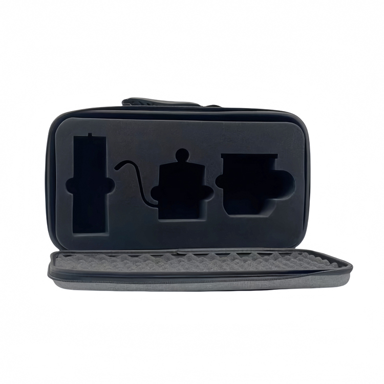 PO: 丹麥PO-咖啡三件組旅行手提箱(手沖壺/磨豆機/玻璃杯350ml )