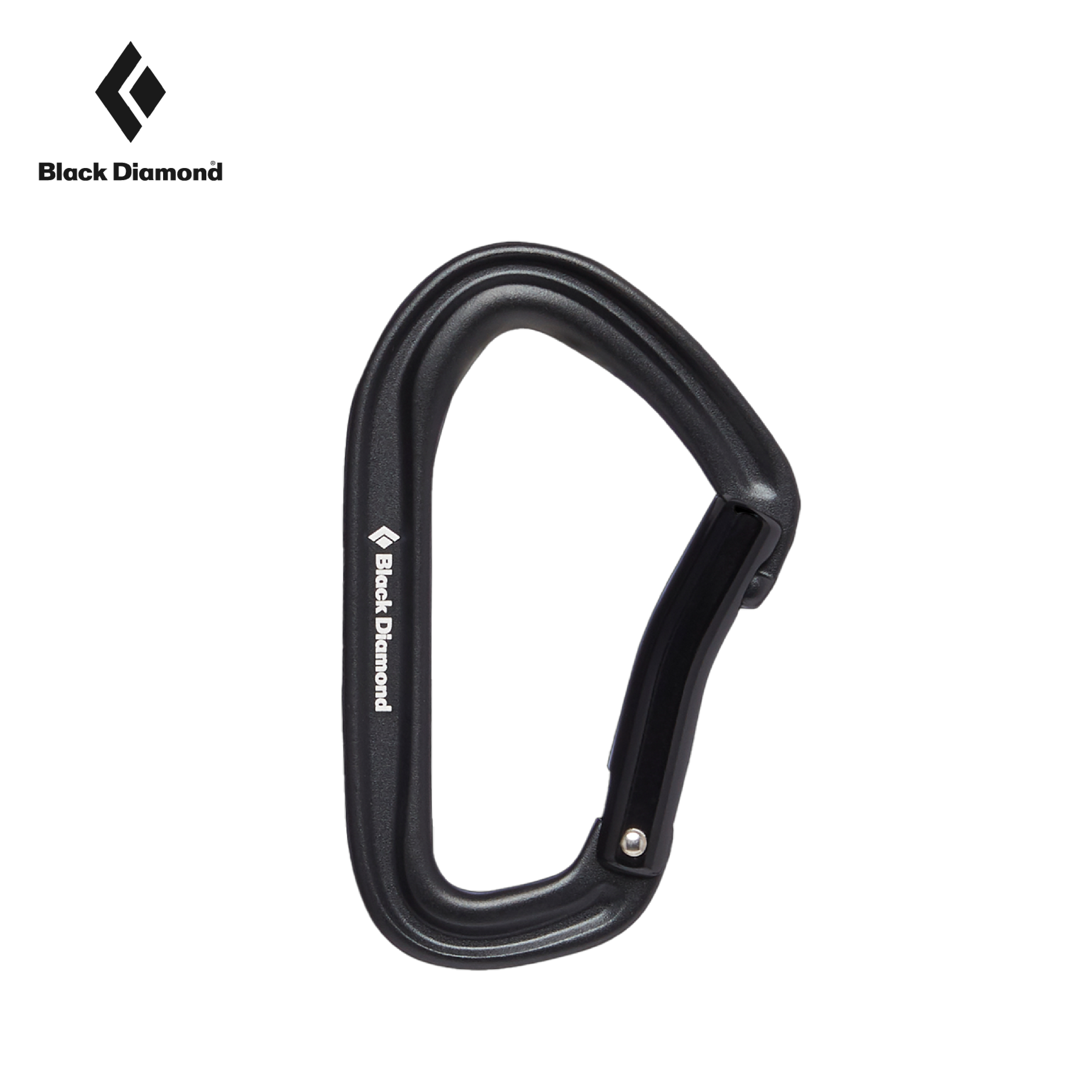Black Diamond 美國 HOTFORGE BENT GATE 彎口快扣鉤環 (黑) 輕量/鑰匙圈/攀岩/露營 79BD210159
