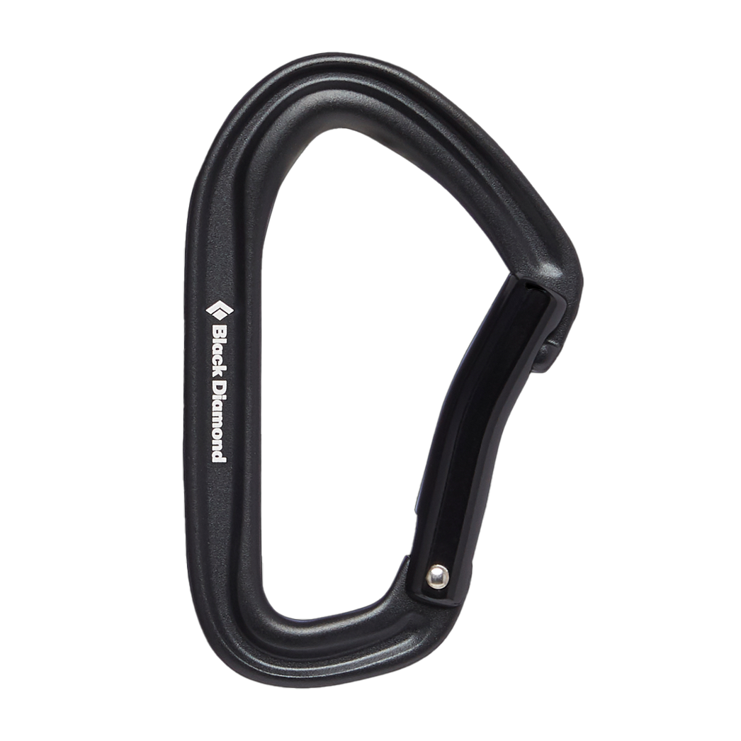 Black Diamond 美國 HOTFORGE BENT GATE 彎口快扣鉤環 (黑) 輕量/鑰匙圈/攀岩/露營 79BD210159