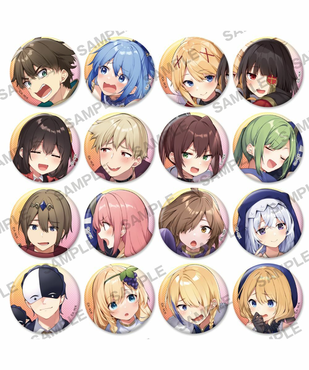 預購-『為美好的世界獻上祝福！』 10th Anniversary Final Fair 集換式徽章 PACK盲盒販售 隨機出貨【日本進口精品】