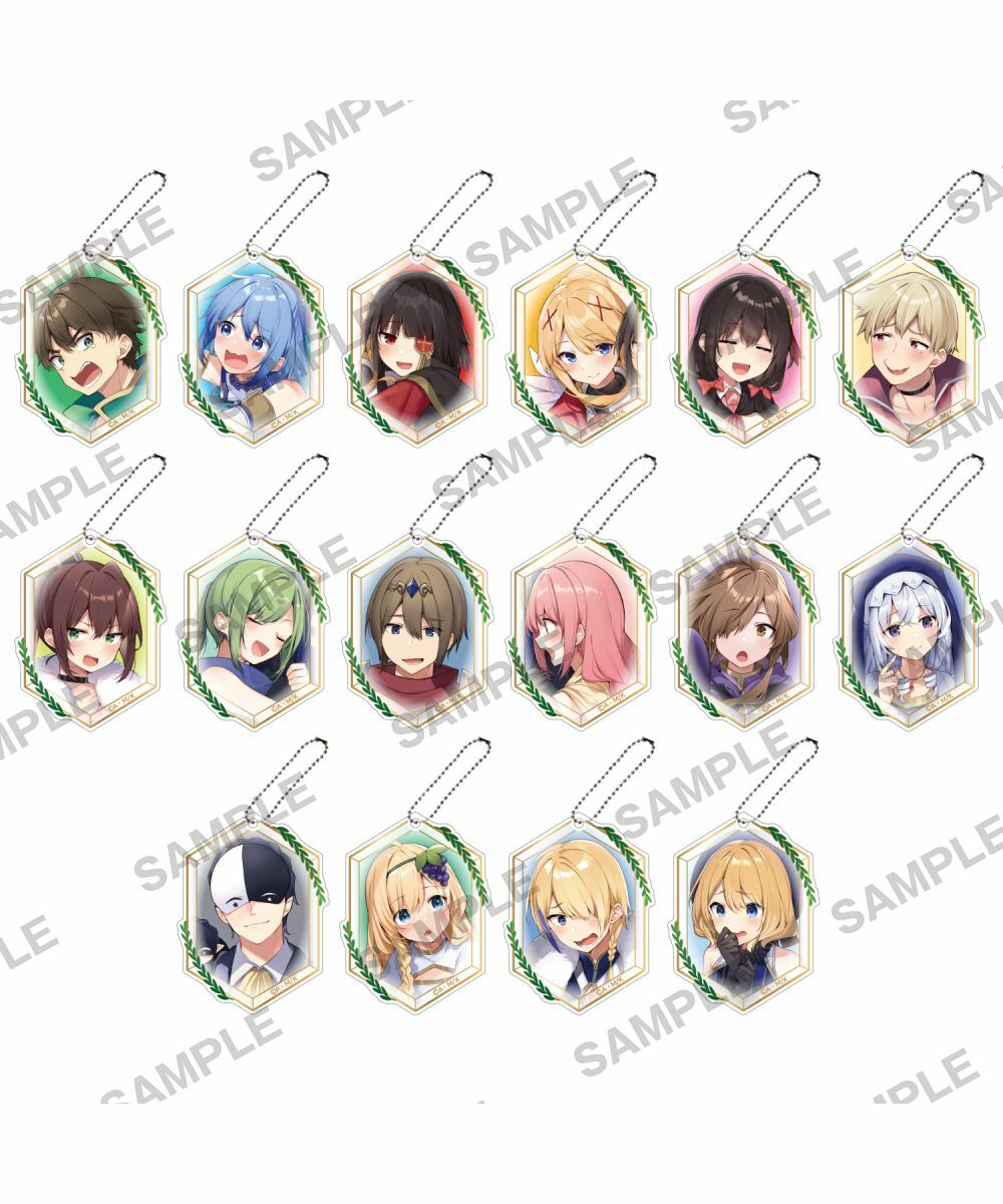 預購-『為美好的世界獻上祝福！』 10th Anniversary Final Fair 集換式壓克力鑰匙圈 PACK盲盒販售 隨機出貨