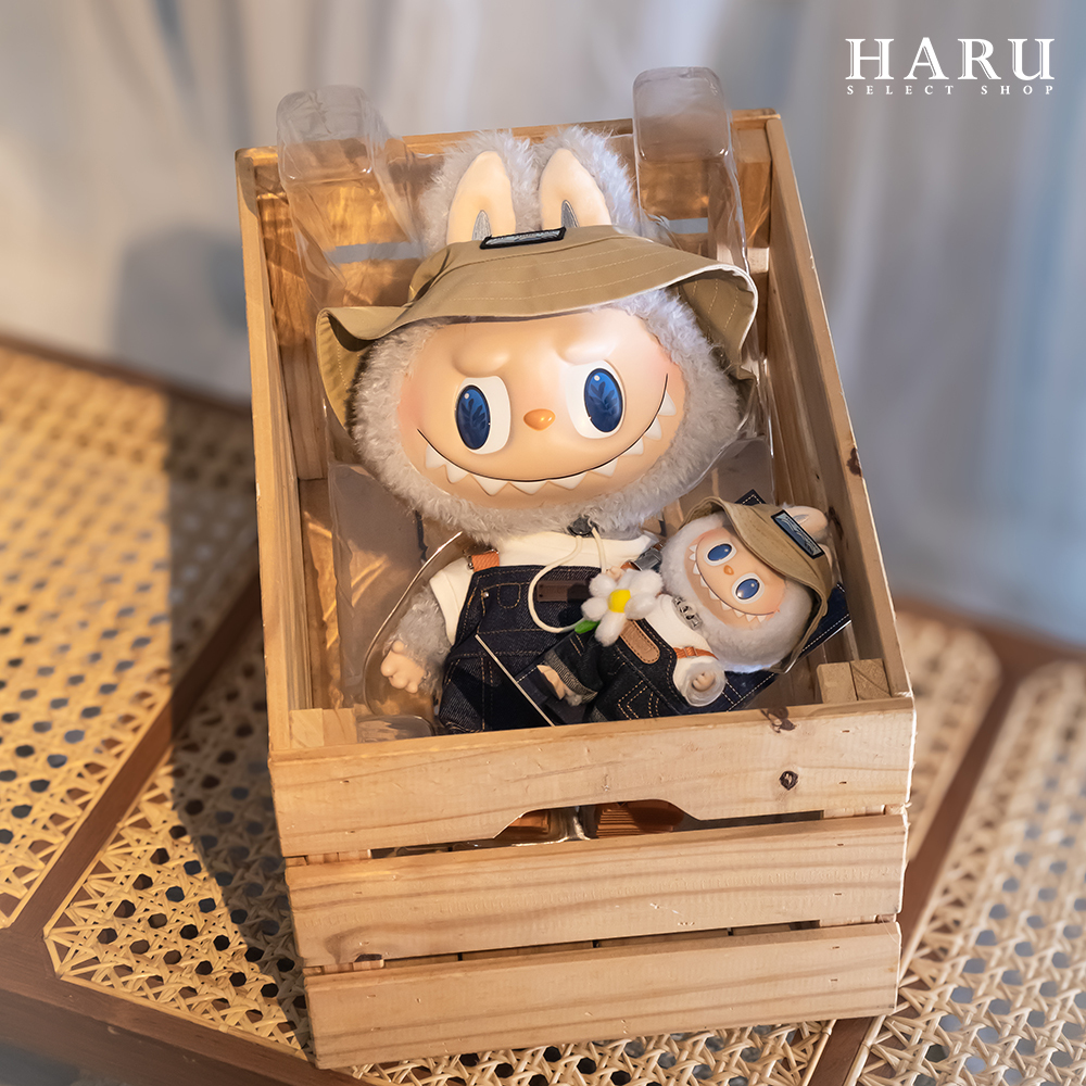 POP MART Labubu 泡泡瑪特 THE MONSTERS 春天野在家 搪膠臉 搪膠毛絨公仔 吊飾 Lisa 同款