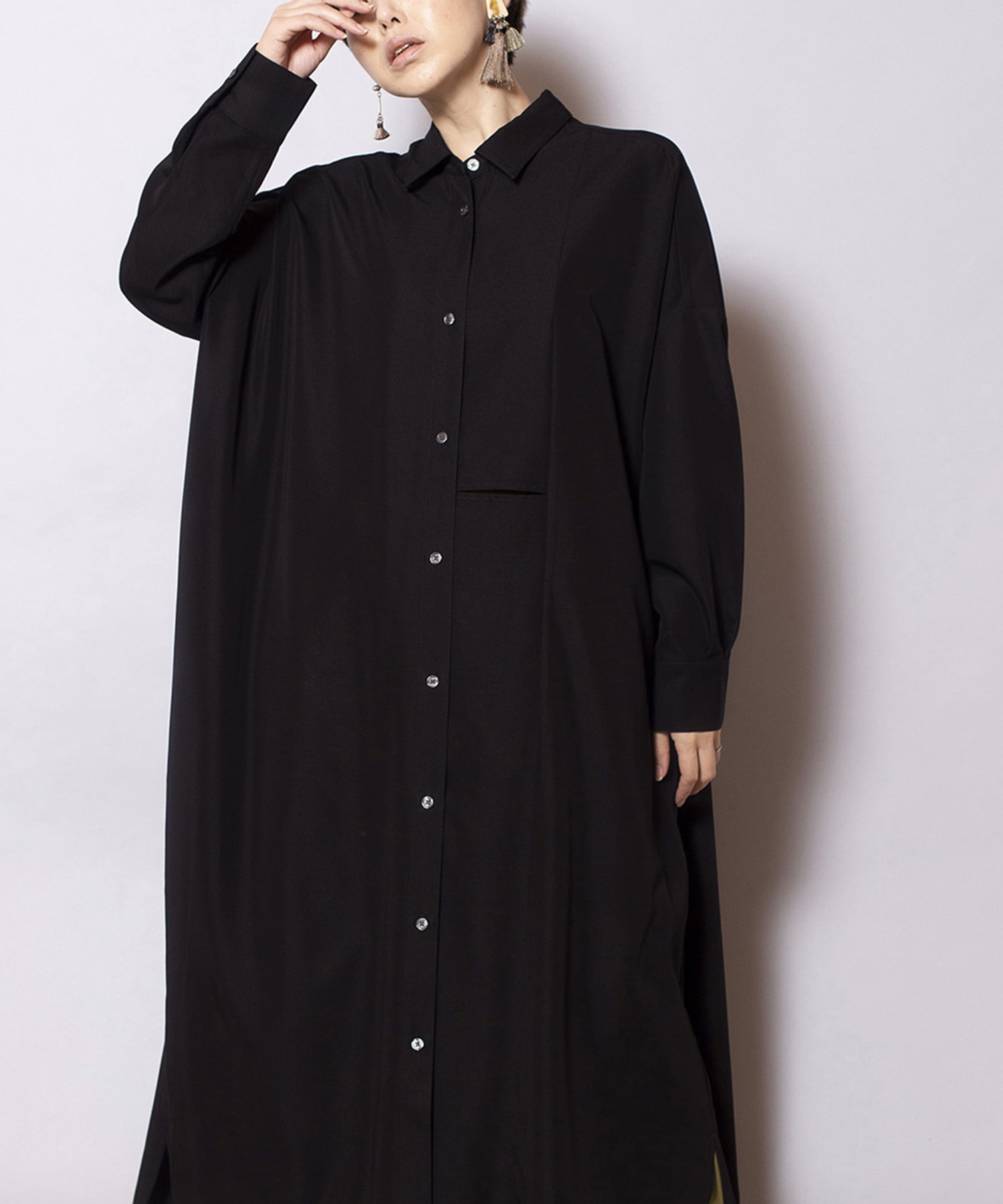 預購 - JP 2WAY 不對稱Long Shirt