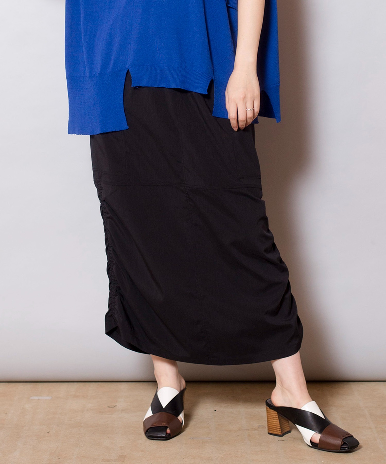 預購 - JP 側邊褶皺Skirt
