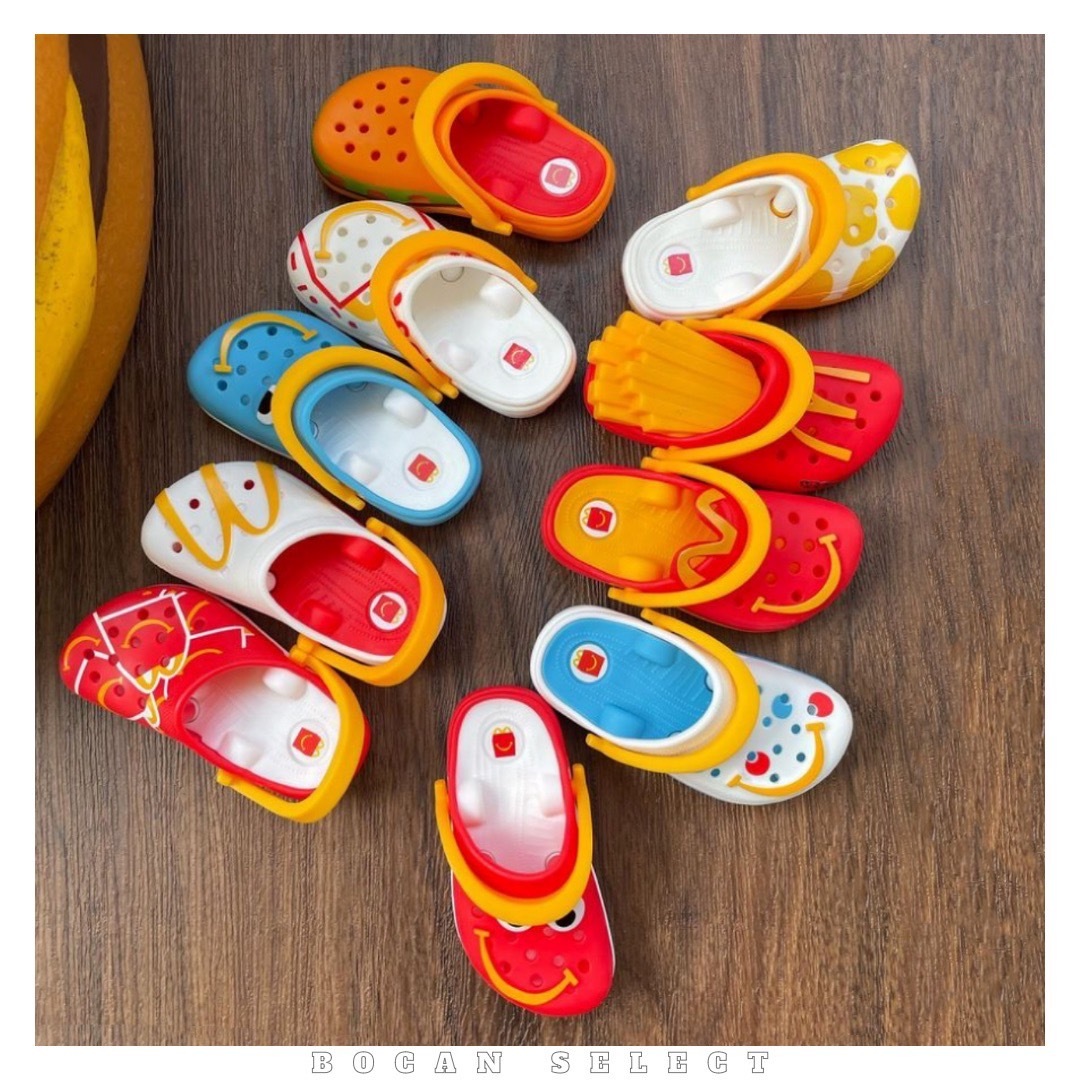麥當勞 X CROCS 聯名周邊 縮小版迷你洞洞鞋 吊飾盲盒