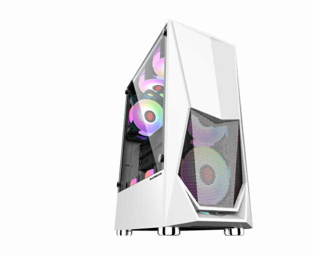 Desktop CaseGaming CaseSide Transparency USB3.0 (Chasing Wind (White))