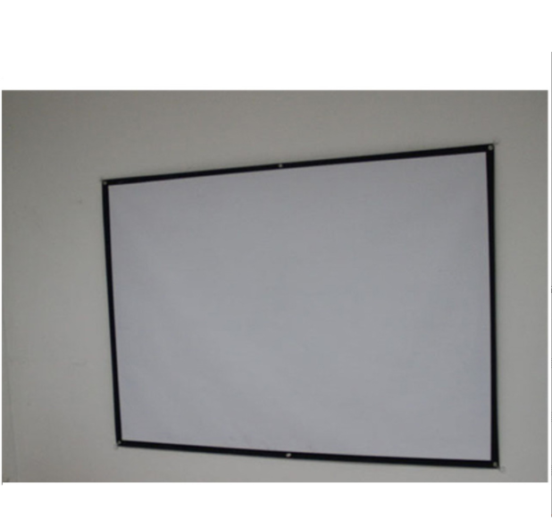 Simple Screen White Fiberglass Home HD Projection Screen (100 inches 16:9 (100 inches 4:3 (width 2.03 * height 1.5 meters))