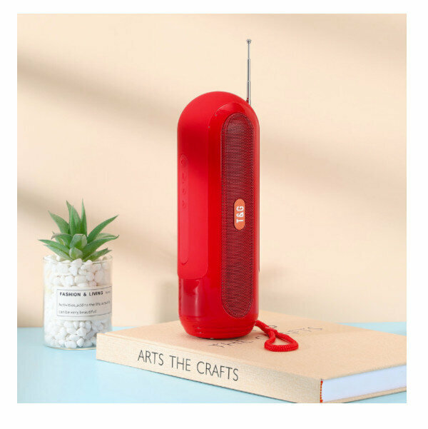 Mini Bluetooth subwoofer (red)