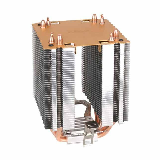 Desktop CPU Cooler Large Airflow Silent Cooling Fan (4 Heat Pipes + Heatsink (No Fan))