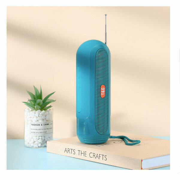 Mini Bluetooth subwoofer (peacock blue)