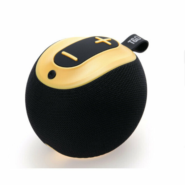 Round Bluetooth subwoofer (gold)