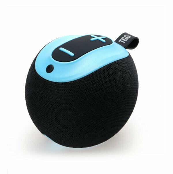 Round bluetooth subwoofer (light blue)