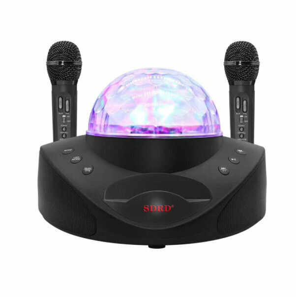 Portable Bluetooth Microphone Speaker (Black)