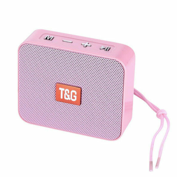 Outdoor portable bluetooth mini subwoofer (pink)