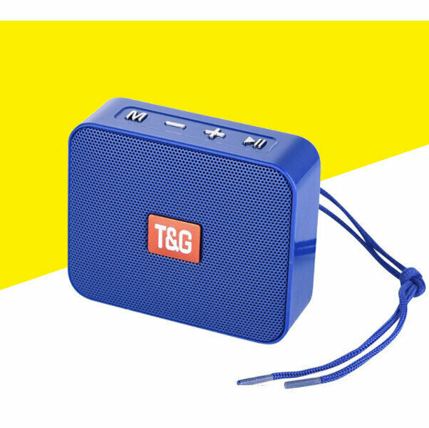 Outdoor portable bluetooth mini subwoofer (blue)