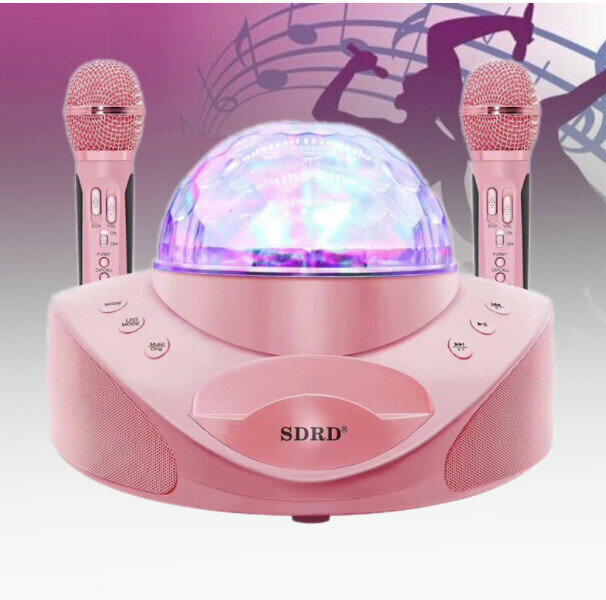 Portable Bluetooth Microphone Speaker (Rose Gold)