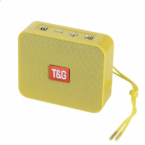 Outdoor portable bluetooth mini subwoofer (yellow)