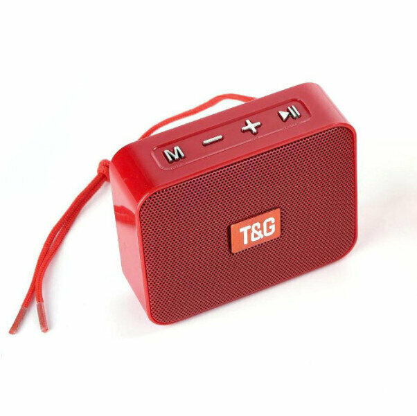 Outdoor portable bluetooth mini subwoofer (red)