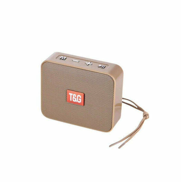 Outdoor portable bluetooth mini subwoofer (gold)