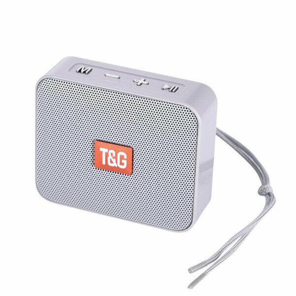 Outdoor portable bluetooth mini subwoofer (silver gray)