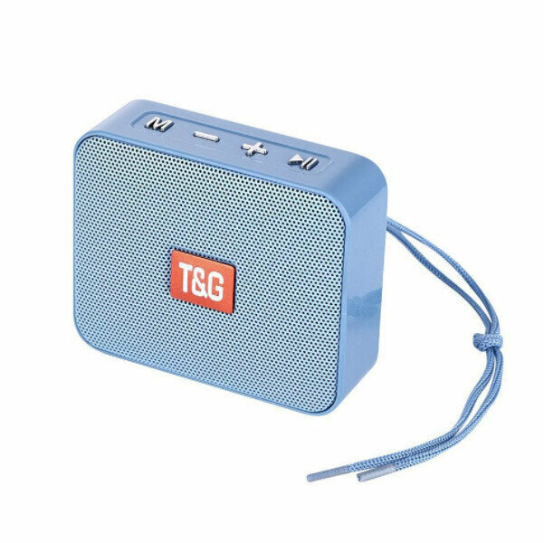Outdoor portable bluetooth mini subwoofer (light blue)
