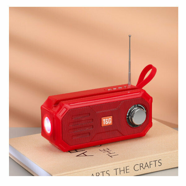 Flashlight Bluetooth subwoofer (red)
