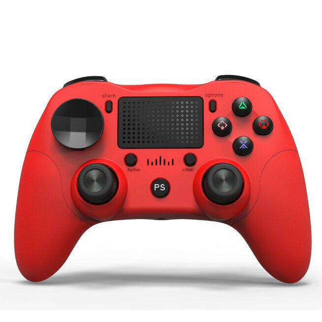 Compatible with PS4 wireless Bluetooth gamepad (P912 red)