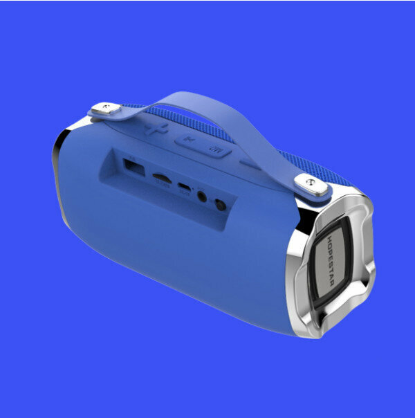 Bluetooth mini steel cannon audio (blue)