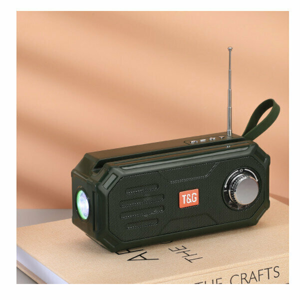Flashlight bluetooth subwoofer (green)