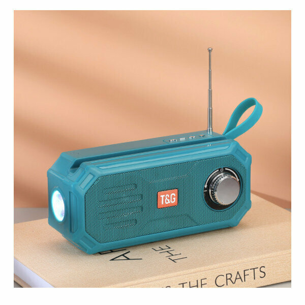 Flashlight Bluetooth subwoofer (peacock blue)