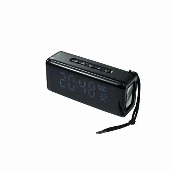Bluetooth alarm clock subwoofer (black)