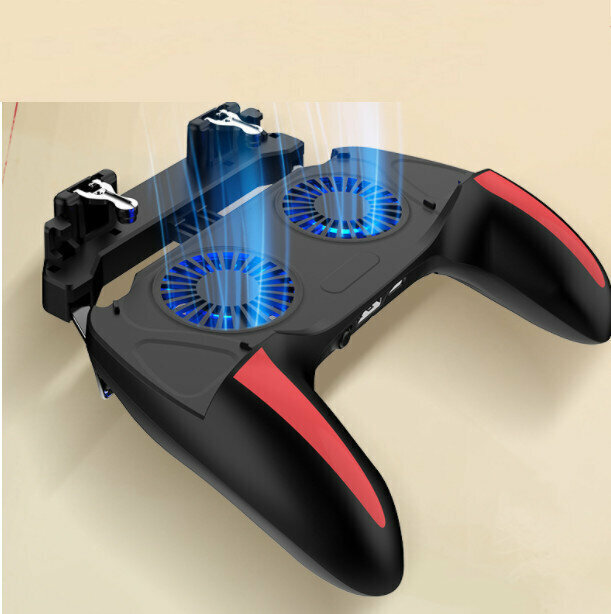 Semiconductor mobile phone radiator stimulation artifact [H10 dual fan cooling handle (2500mAh battery)]