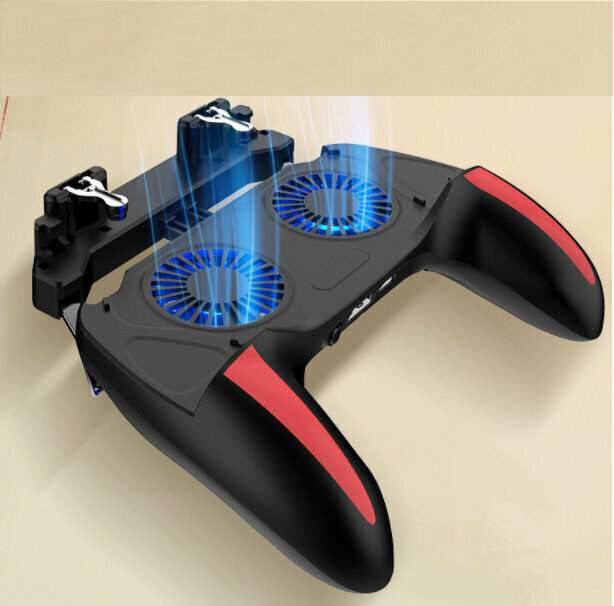 Semiconductor mobile phone radiator stimulation artifact [H10 dual fan cooling handle (5000mAh large battery)]