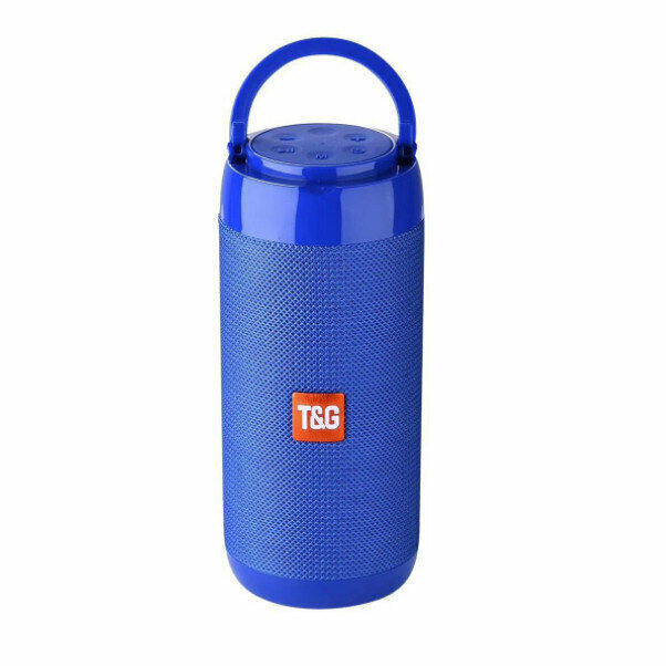 Multi-function mobile phone holder bluetooth speaker (blue)