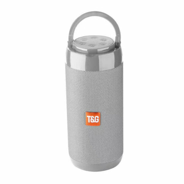 Multi-function mobile phone holder bluetooth speaker (silver gray)