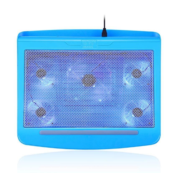 Aluminum alloy computer cooling base (blue)