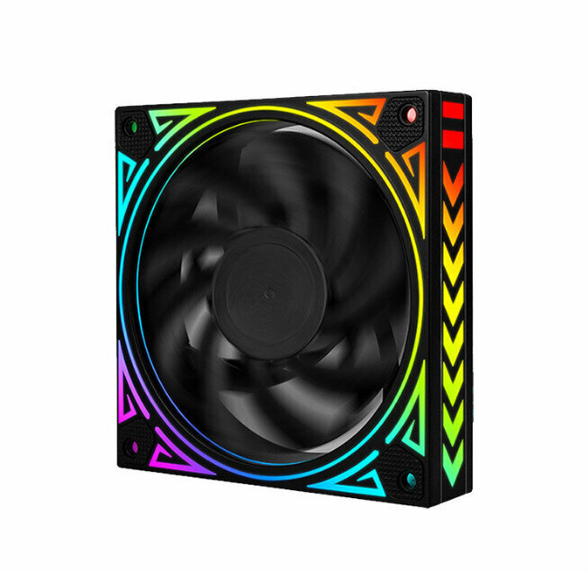 Computer Chassis Radiator ARGB Optical Chassis Fan Radiator (External Illuminated Argb (5V Shenguang Motherboard Sync))