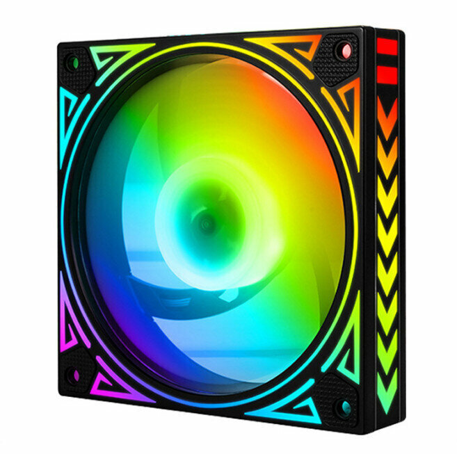 Computer Case Radiator ARGB Optical Case Fan Phantom Radiator (Inner and Outer Illuminated Argb (5V Shenguang Motherboard Sync))