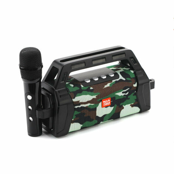 Wireless microphone Bluetooth subwoofer (camouflage)