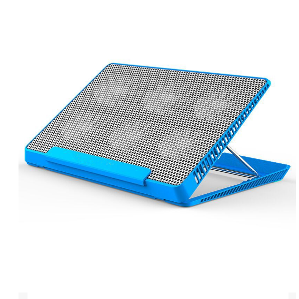 Computer Radiator Multi-level Adjustment Bracket Six Fan Aluminum Alloy (Blue)