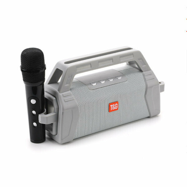Wireless microphone Bluetooth subwoofer (gray)